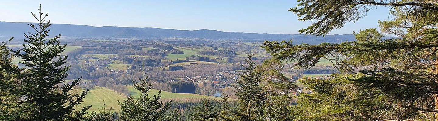 Paysage à Raon-l'Étape (88), région Grand Est